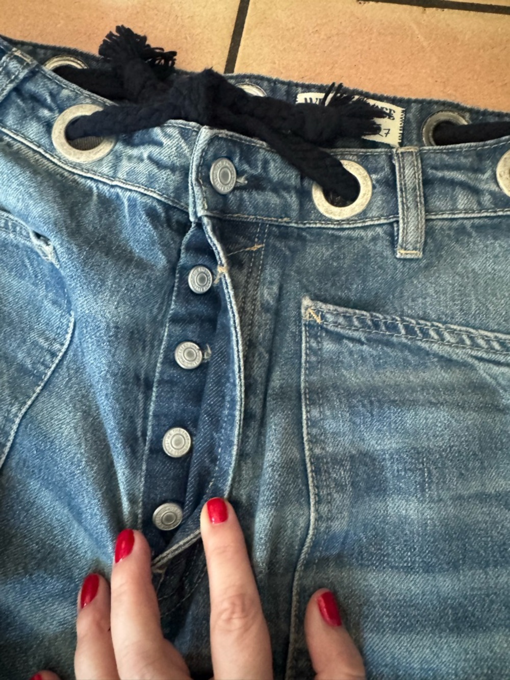Free People Moxie Pull-On Barrel Jeans - Picture 3 of 9